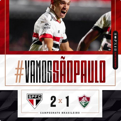 São Paulo supera Fluminense em jogo movimentado