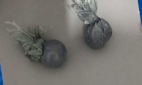Apreensão de artefatos explosivos do tipo artesanal