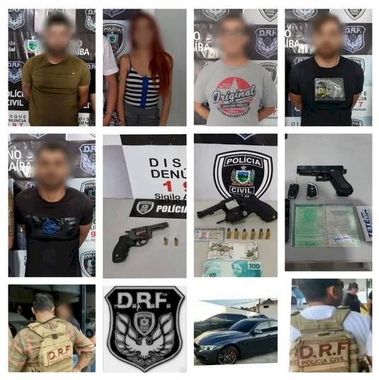 Prisões de criminosos na cidade de Campina Grande