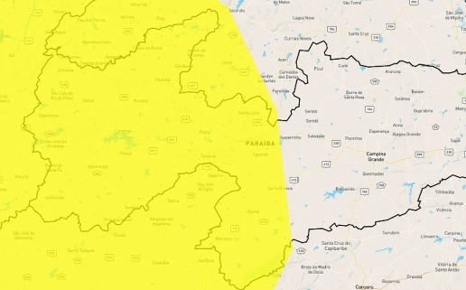 Inmet emite alerta de baixa umidade para 100 cidades da Paraíba; veja lista