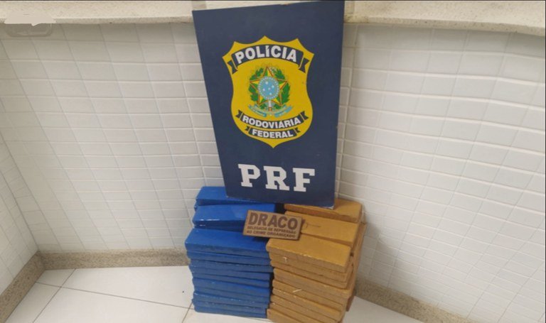 Maconha apreendida pela PRF em Campina Grande 