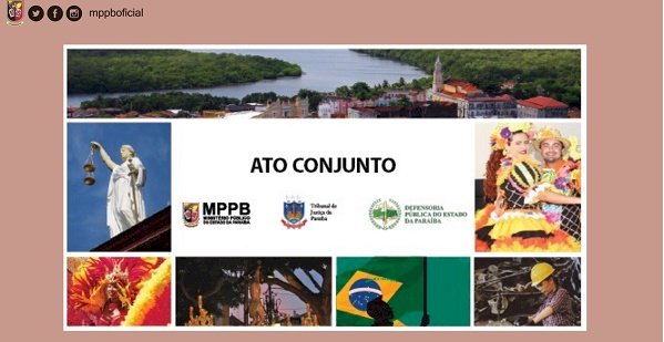 Ato conjunto fixa feriados e pontos facultativos de 2022 nos órgãos do Sistema de Justiça da PB