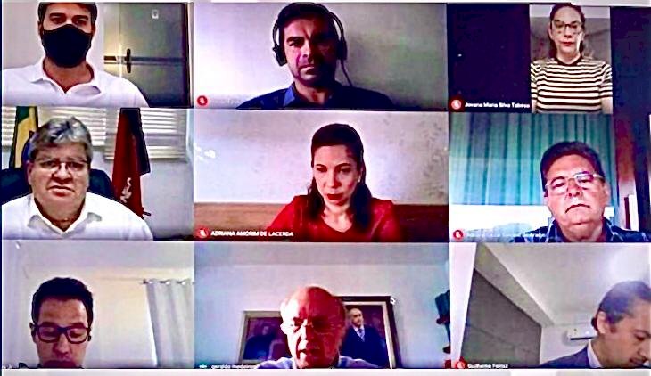 Adriano participa de reunião sobre Covid na PB e apoia medidas do governo para evitar colapso na Saúde