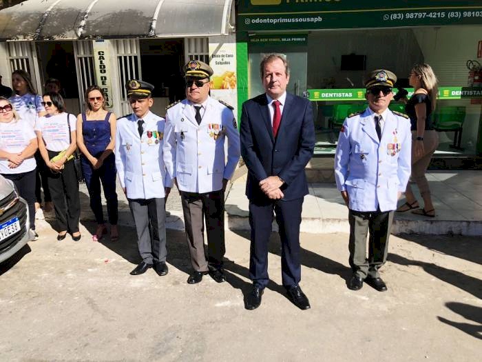 Desfile cívico-militar em Sousa do 7 de setembro