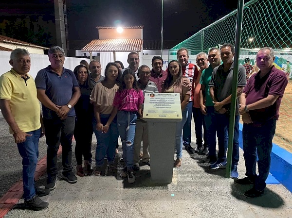 Inauguração de Arena Esportiva no Núcleo I, em Sousa