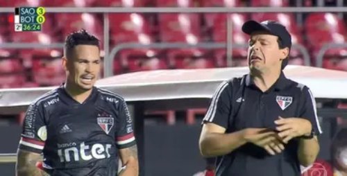 Briga de Luciano com Diniz em São Paulo x Fluminense