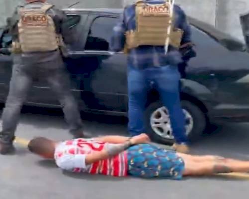 DRACO intercepta e prende em flagrante traficante de drogas, no interior da Paraíba