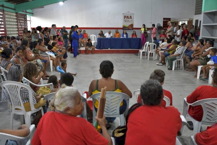 Famílias em situação de insegurança alimentar em Santa Rita