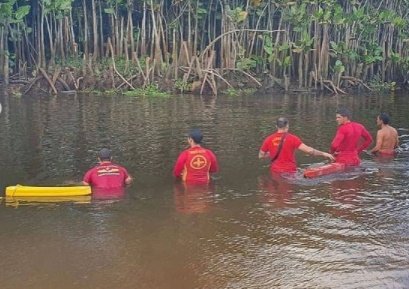 Homem ingere bebida alcoólica, vai tomar banho em rio e termina morrendo afogado 