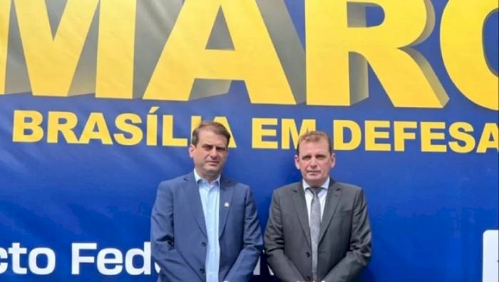 Prefeito Bal Lins e Deputado Chico Mendes em Brasília