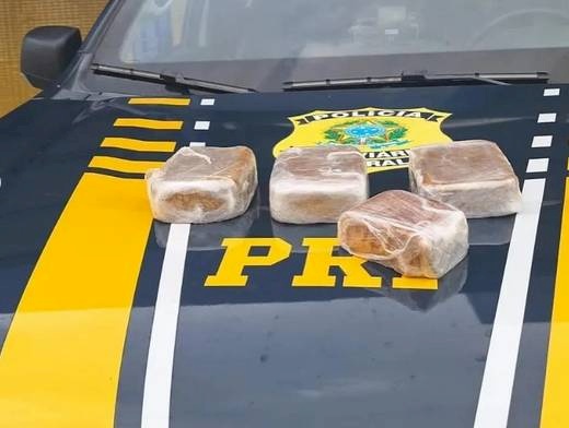 Droga apreendida pela PRF, na Paraíba