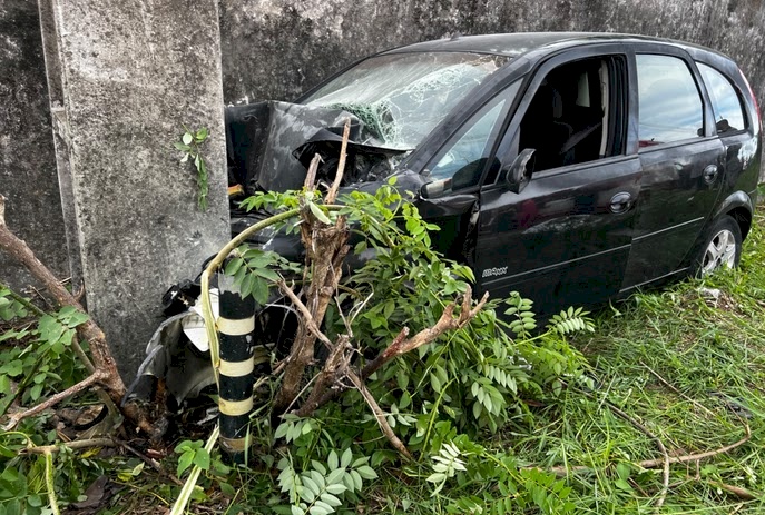 Imagem do acidente com vítima fatal em João Pessoa 