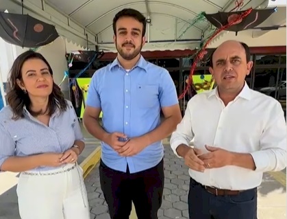 Pollyanna Dutra, Pedro Feitosa e Dr. Albertinho 