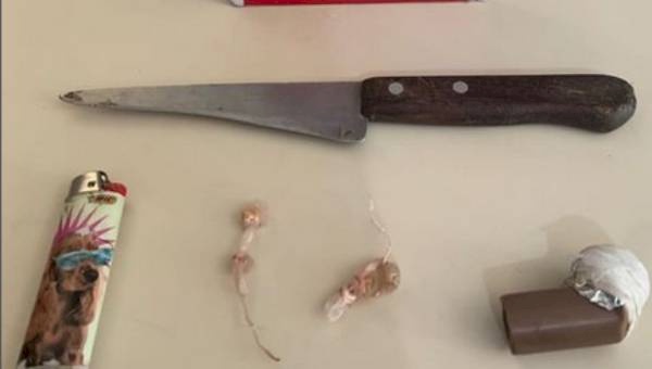 Drogas apreendidas em ação da Polícia Militar em Catolé do Rocha