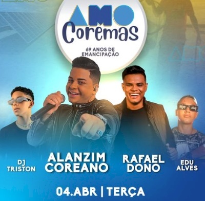 Festa na cidade de Coremas 