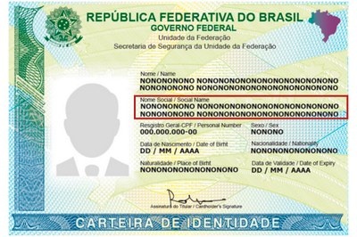 Novo modelo da Carteira de Identidade