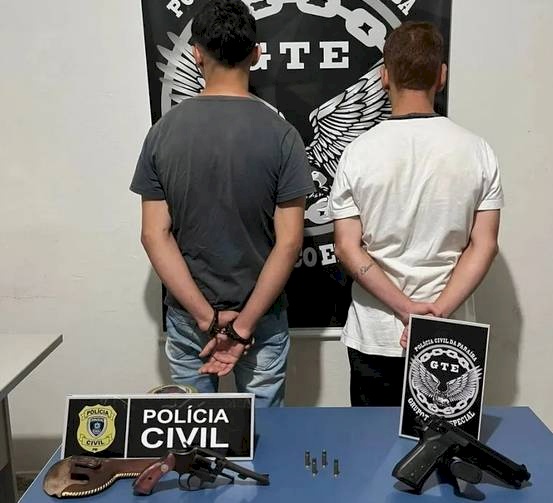 Indivíduos acusados de roubos na Paraíba