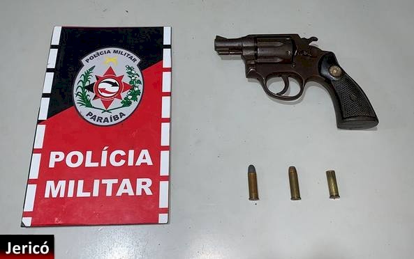 Arma de fogo apreendida pela Polícia Militar