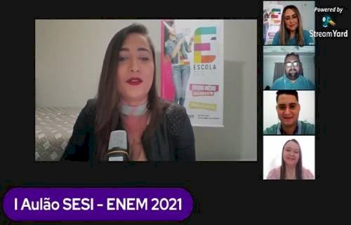Aulões realizados pela Escola SESI ajudam estudantes a conquistar aprovação em cursos superiores