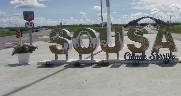 Entrada do município de Sousa 