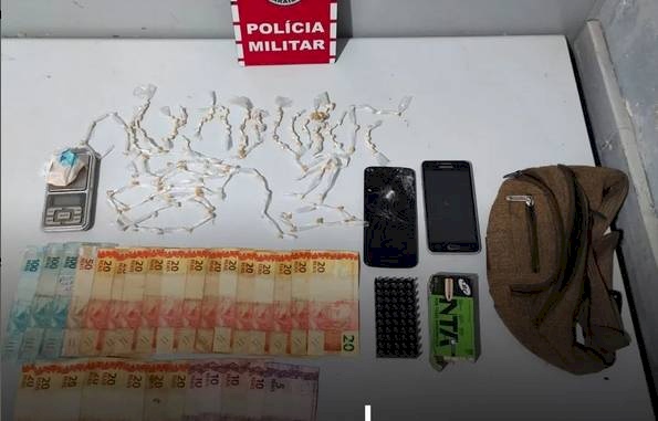 Apreensão de drogas pela Polícia Militar