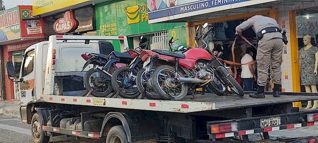 Policiais Militares da 5ª CPTran realizam Operação Moto Segura em Sousa e Cajazeiras