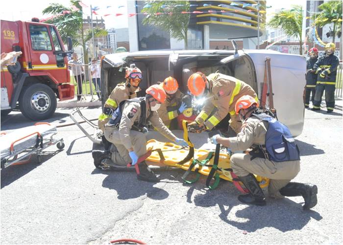 Evento de Bombeiros em CG