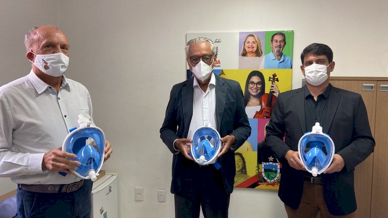 Empresários do setor privado e SENAI doam máscaras de Ventilação Não Invasiva para Secretaria de Saúde do Estado