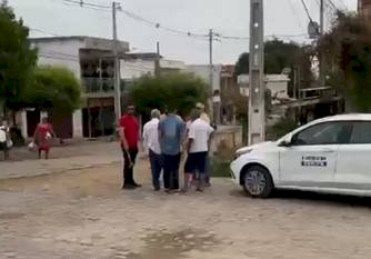Problemas no asfalto da linha de ferro