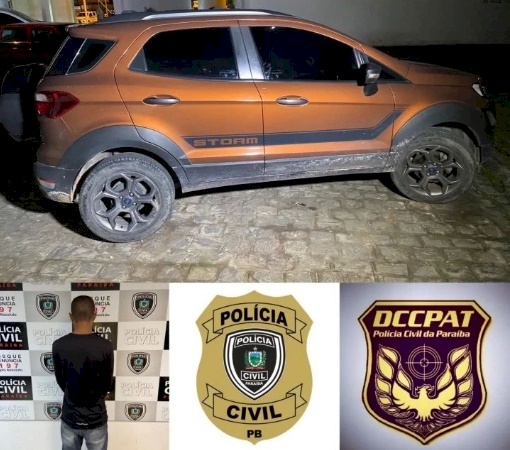 Veículo roubado em Minas Gerais apreendido na PB 