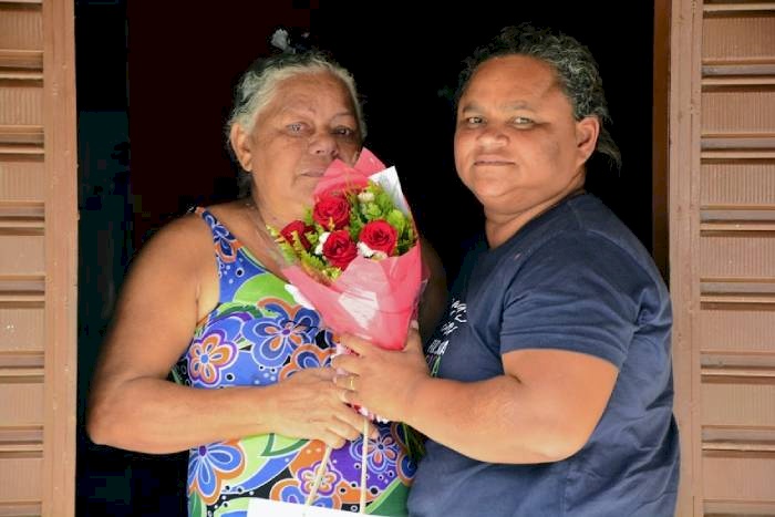 Homenagem ao dia das mães, no município de São Francisco