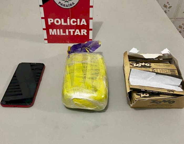Droga apreendida em ação da Polícia Militar na cidade de Pombal