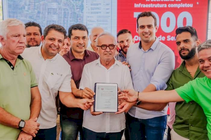 Ordem de serviço número mil em infraestrutura