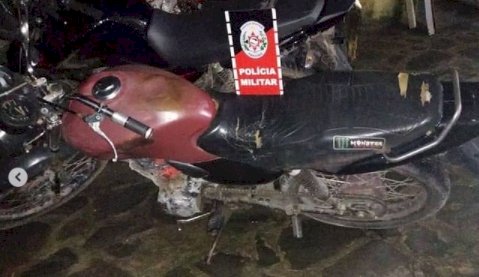 Homem é preso pelo crime de receptação e motocicleta é apreendida 