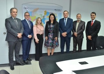 Visita da Ouvidora Nacional da Mulher (C) ao TJPB