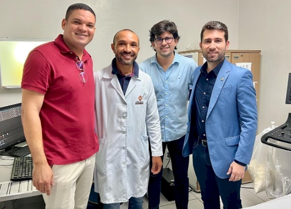 Visita do deputado estadual Michael Henrrique ao Trauminha