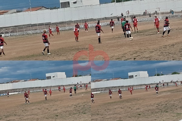Final do Campeonato Municipal de Aparecida, entre o Internacional do Riachão e o Flamengo da Angélica 