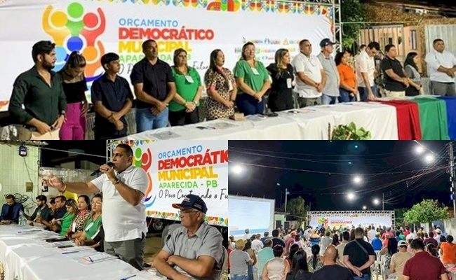 Plenária de abertura do ODM de Aparecida, ocorre no bairro Nossa Senhora da Conceição e conta com um público expressivo 