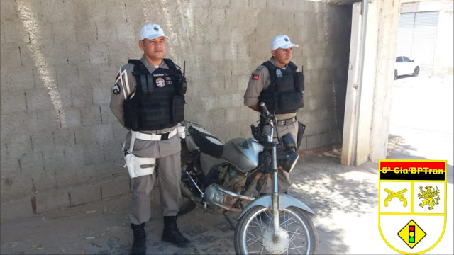 Motocicleta Apreendida em Sousa