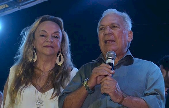 Prefeito Zé Aldemir acompanhado da Esposa, Deputada Estadual, Dra., Paula