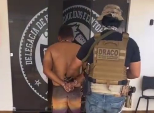 Prisão de suspeito de efetuar disparos e amedrontar moradores em Patos