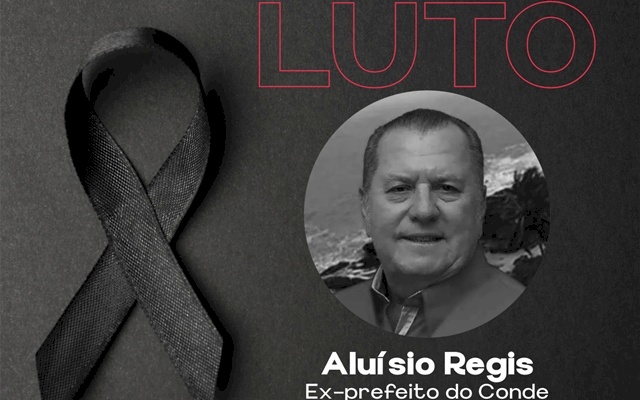 Aluísio Régis foi prefeito de Conde deixando sua marca na história política e administrativa do município