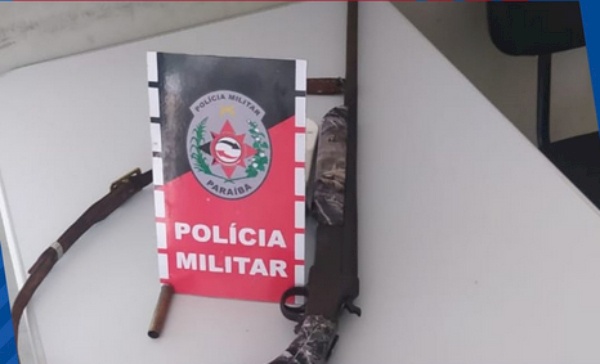 Apreensão de arma de fogo pela Polícia Militar