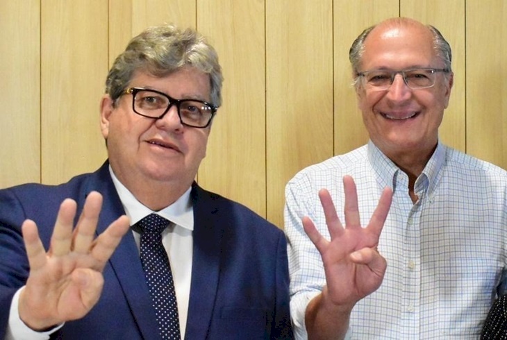 João Azevedo e Geraldo  Alckmin 