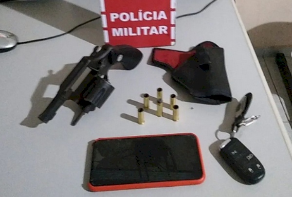 Apreensão de arma de fogo pela Polícia Militar