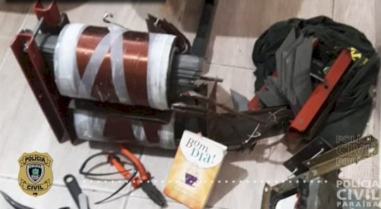Polícia Civil prende homem que furtava transformador de energia para retirada de cobre 