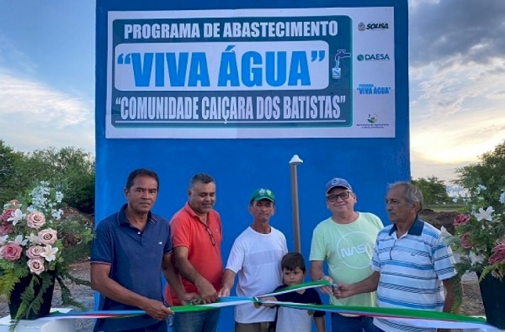 Comunidade de Caiçara dos Batistas beneficiada com abastecimento de água potável 