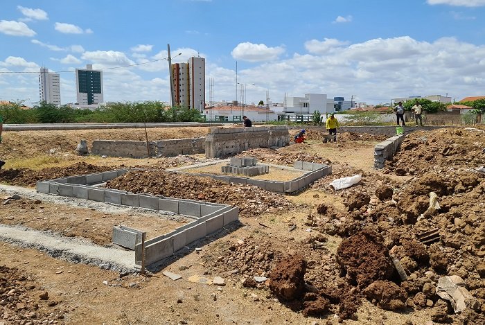 Local aonde será construída a Praça da Bíblia em Sousa 