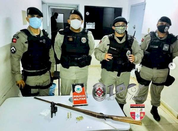 Policiais apreendem armas de fogo durante “Operação Trabalhador”