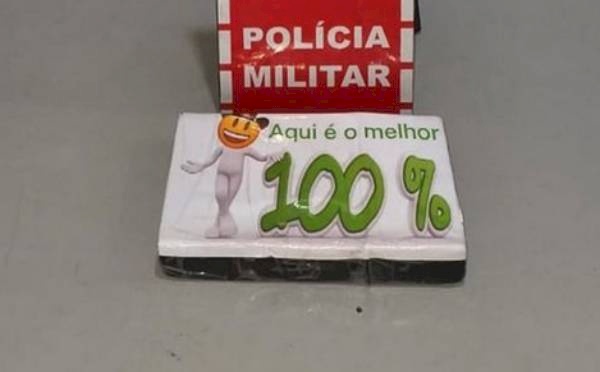 Droga apreendida pela Polícia Militar na cidade de Lagoa